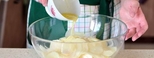 слоеная картофельная запеканка с сыром. Шаг 3