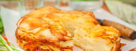 слоеная картофельная запеканка с сыром. Шаг 7