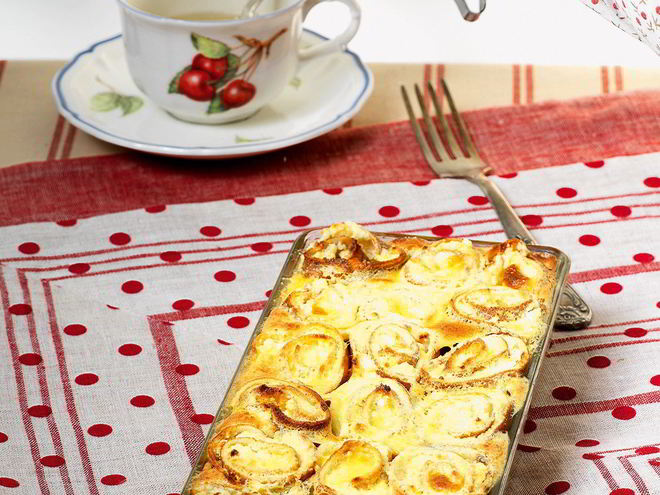 Рецепт творожной запеканки с блинчиками