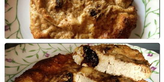 Творожная запеканка с черносливом