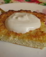 Творожная запеканка с кукурузной мукой