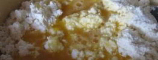 творожная запеканка с кукурузной мукой. Шаг 3