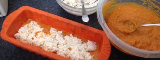 творожная запеканка с тыквой. Шаг 2