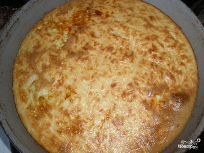 Рецепт творожной запеканки с вермишелью