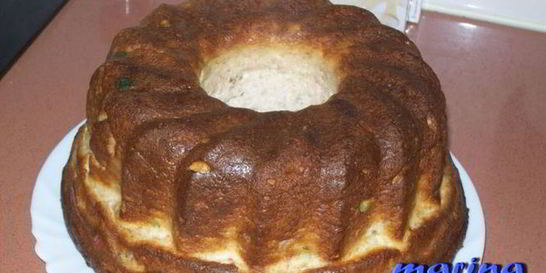 Творожная запеканка с яблоками