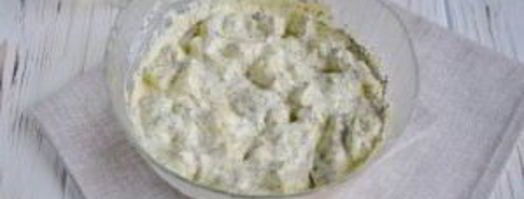 творожная запеканка с яблоком и маком. Шаг 4