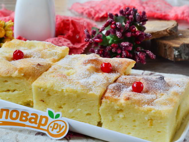 Рецепт творожной запеканки в духовке