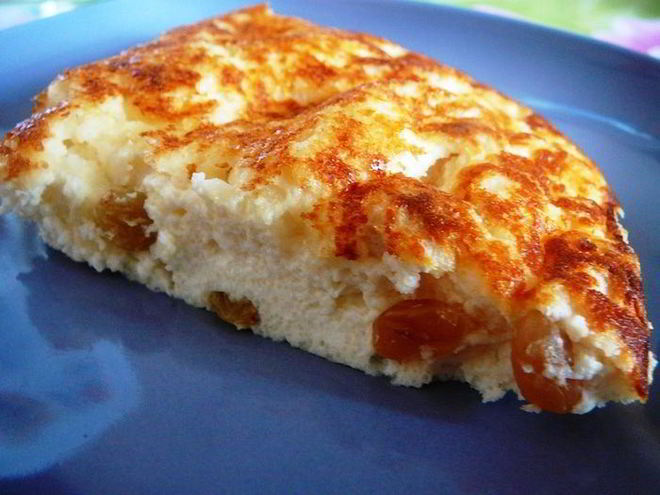 Рецепт творожной запеканки