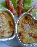 Творожные мини-запеканки с сыром и овощами