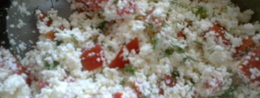 творожные мини-запеканки с сыром и овощами. Шаг 2