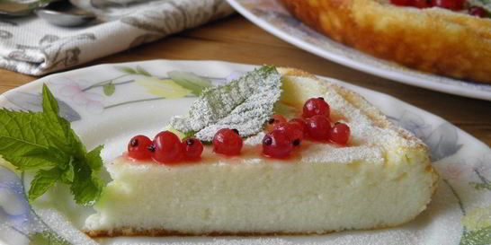 Вкусная творожная запеканка