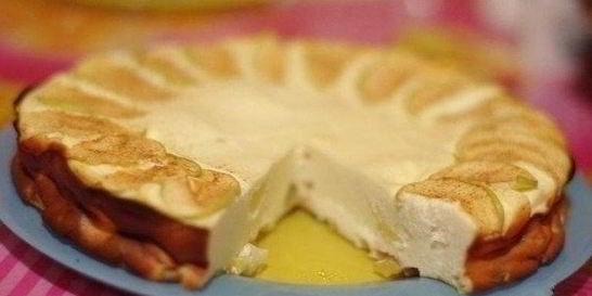 Яблочно-банановая запеканка без муки