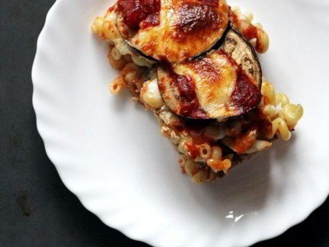 Рецепт запеканки с помидорами, баклажанами и сыром