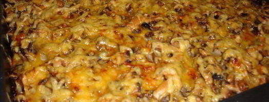 запеканка грибы на подушке. Шаг 17