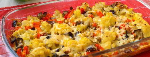 запеканка из баклажанов и цветной капусты. Шаг 9