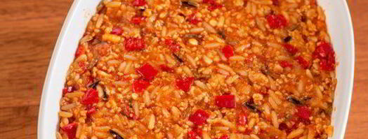 запеканка из фарша с рисом и томатами. Шаг 6