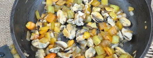 запеканка из кабачков с мидиями. Шаг 5