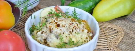 запеканка из кабачков с мидиями. Шаг 11