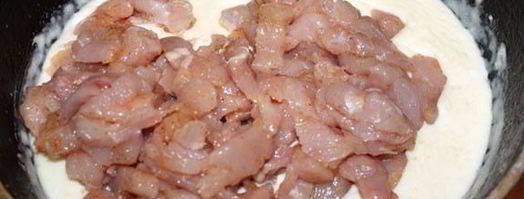 запеканка из курицы под слоеным тестом. Шаг 5