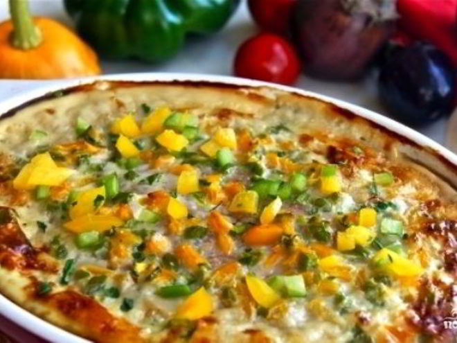 Рецепт запеканки из курицы с овощами в духовке