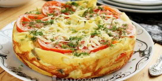 Запеканка из макарон в мультиварке