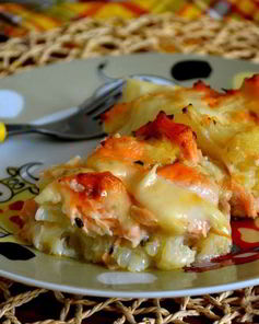 Запеканка из семги