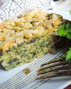 Запеканка из шпината и сыра