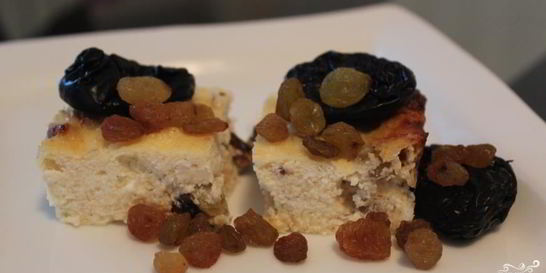 Запеканка из творога с сухофруктами