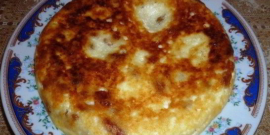 Запеканка из творога в мультиварке Панасоник