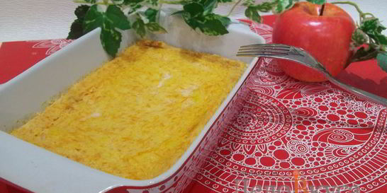 Запеканка из тыквы с творогом