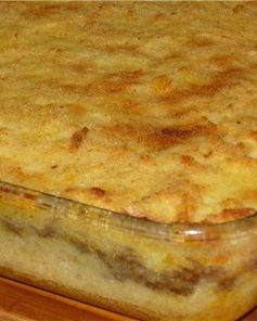 Запеканка картофельная с вареным мясом