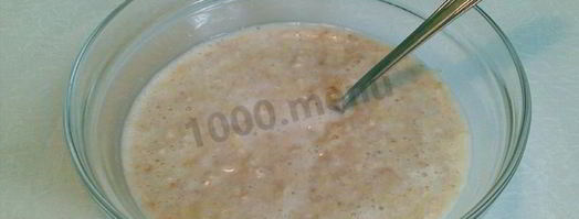 запеканка макароны-мед-овсянка. Шаг 5