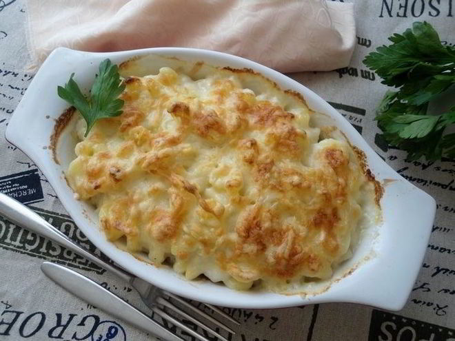 Рецепт запеканки макчиз с курицей