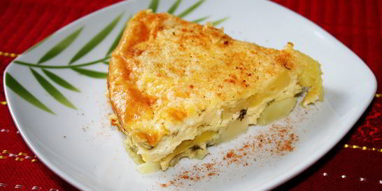 Запеканка на сковороде