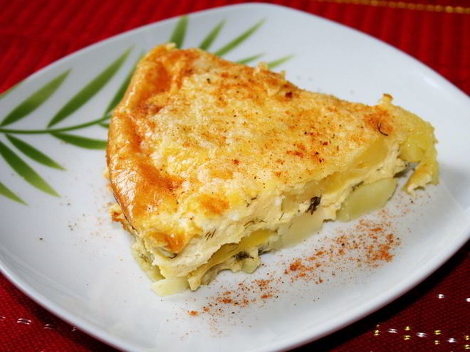 Рецепт запеканки на сковороде