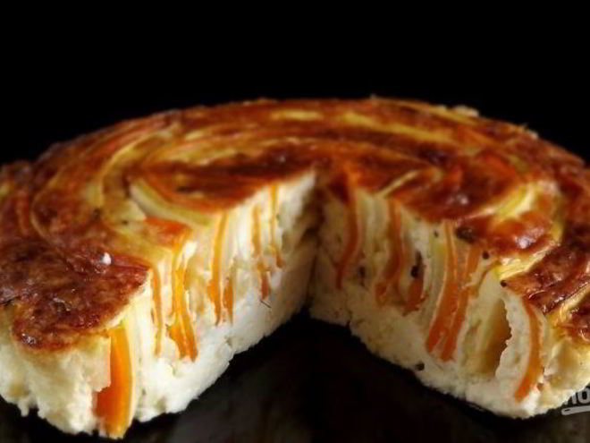 Рецепт запеканки овощной с сыром