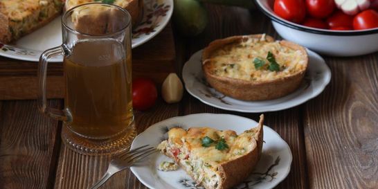 Запеканка-пирог с кабачками