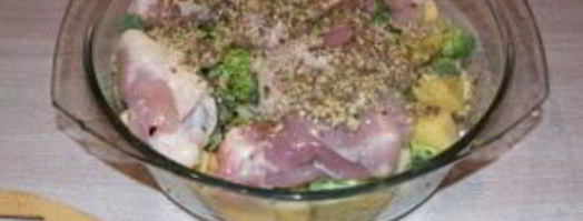 запеканка с брокколи и курицей. Шаг 4