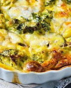 Запеканка с фаршем и овощами