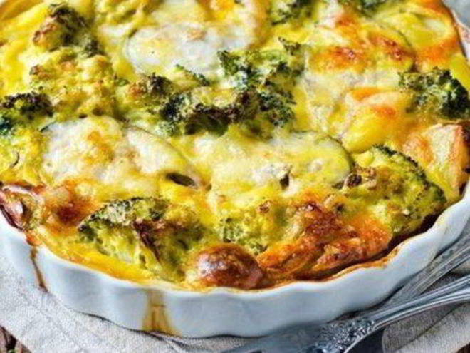 Рецепт запеканки с фаршем и овощами