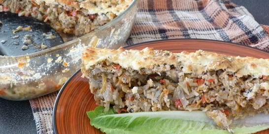 Запеканка с индейкой