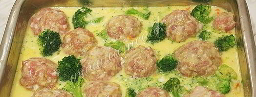 запеканка с мясными колобками. Шаг 14