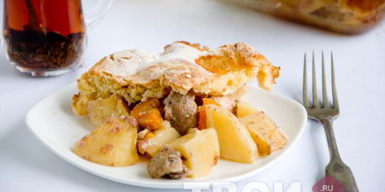 Запеканка с мясом