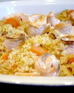 Запеканка с пшеном и семгой Луч солнца золотого