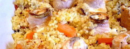 запеканка с пшеном и семгой луч солнца золотого. Шаг 3