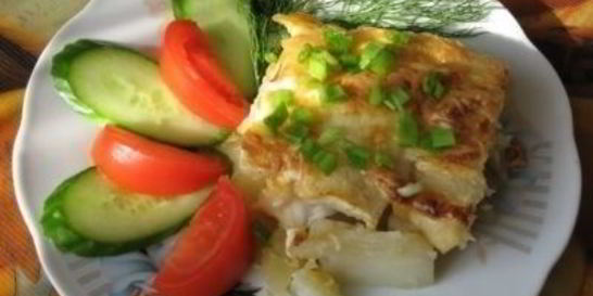 Запеканка с рыбой