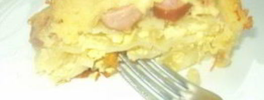 запеканка с сосисками. Шаг 5