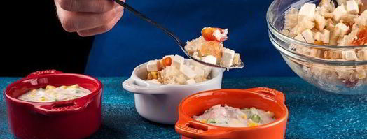 запеканка с тунцом, овощами и брынзой. Шаг 5