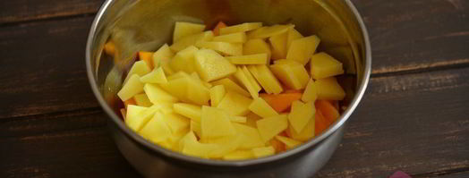 запеканка с тыквой в мультиварке. Шаг 2