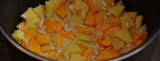 запеканка с тыквой в мультиварке. Шаг 8